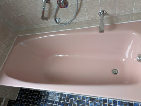 Badewanne 1974 rosa