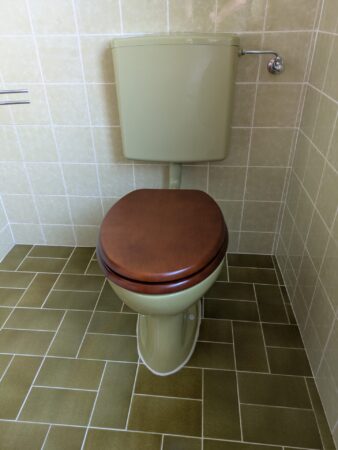 Stand-WC moosgrün 1974