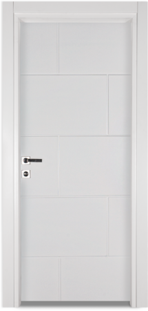Weißlack Designtüren mit zarge | 69 – 81,5 – 94 x 194,5