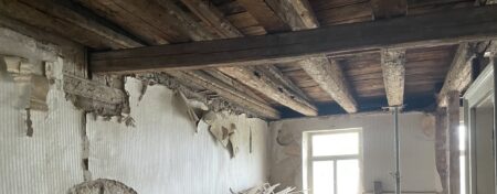 Holzbalken, ca. 8,4m, ca. 100 Jahre alt, 12 Stk