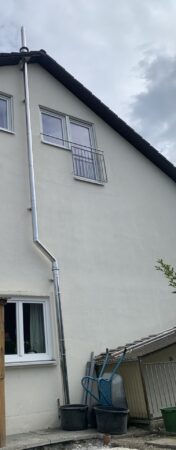Aussenwandkamin für Gas Brennwertkessel Edelstahl, 10 Meter
