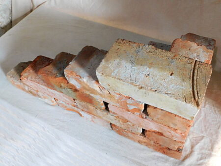 40 to LKW ab Baustelle original historische klassisch rote Ziegel steine Antik Klinker rustikal Backsteine Altziegel Rückbaustein Garten gestaltung Ruinen mauer Loft used look Landhaus