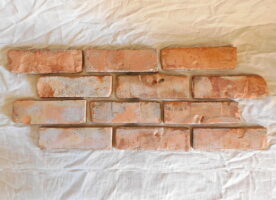 Loft Ziegel Klinker Riemchen Fliese Wand gestaltung Antik used look shabby Style used look