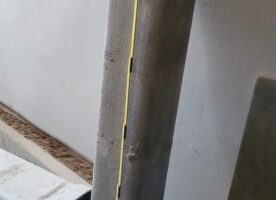 Beton Kaminrohr, 8m Länge, Außen 21,5x16, Innen 19,5x14
