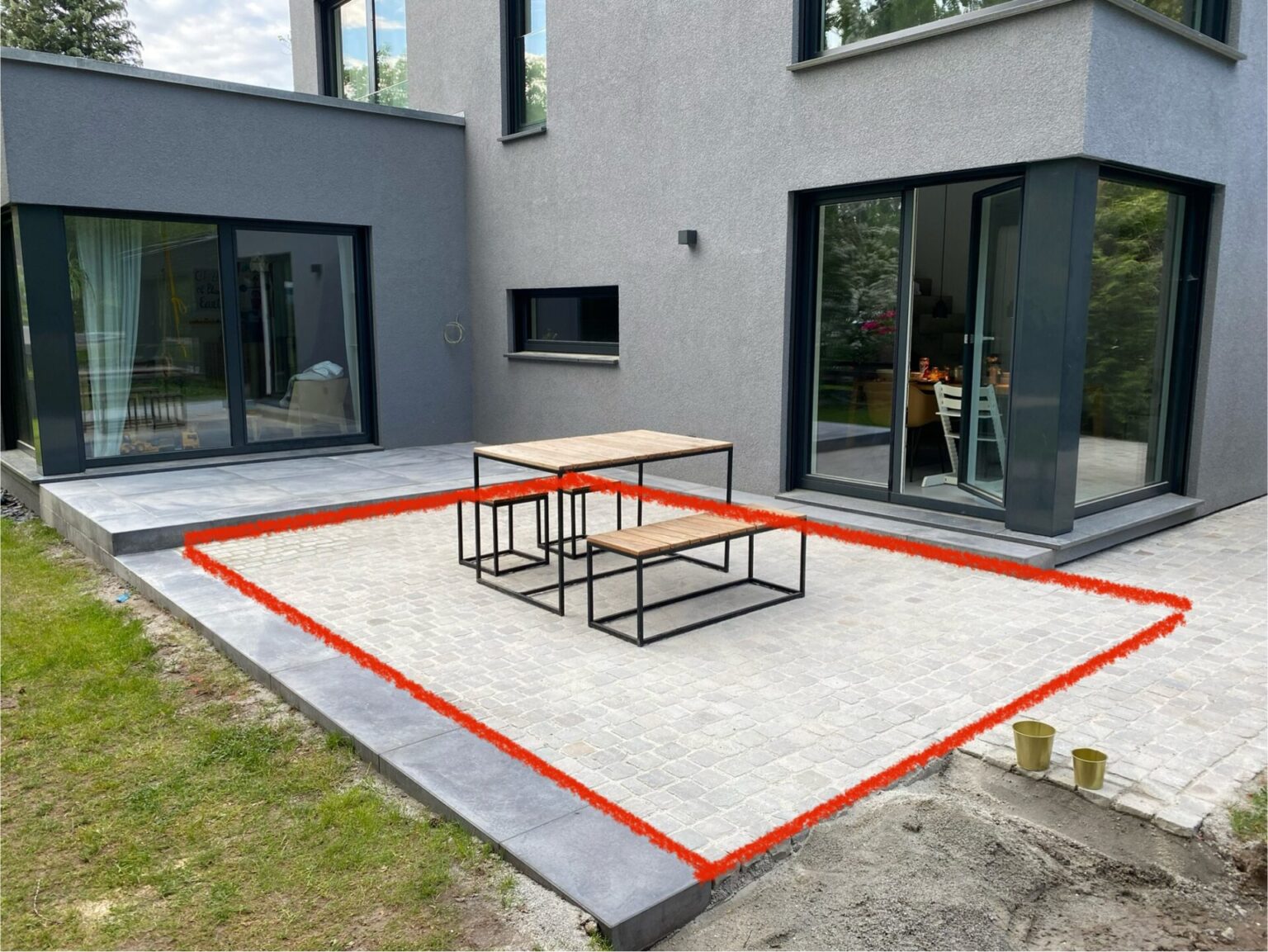 Focus Kleinpflaster Sandstein grau