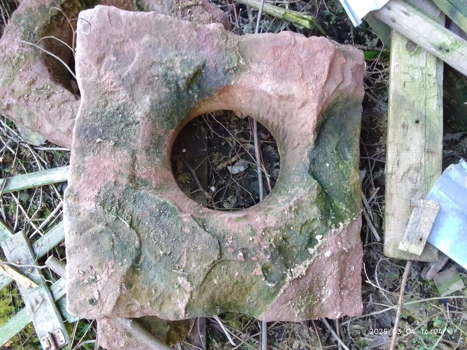 Sandstein Lochstein