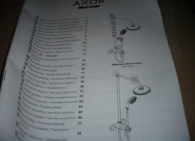 Axor Montreux Showerpipe mit Thermstat Artikel Nr- 16570820