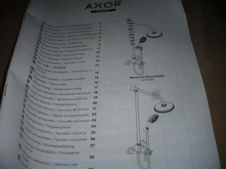 Axor Montreux Showerpipe mit Thermstat Artikel Nr- 16570820