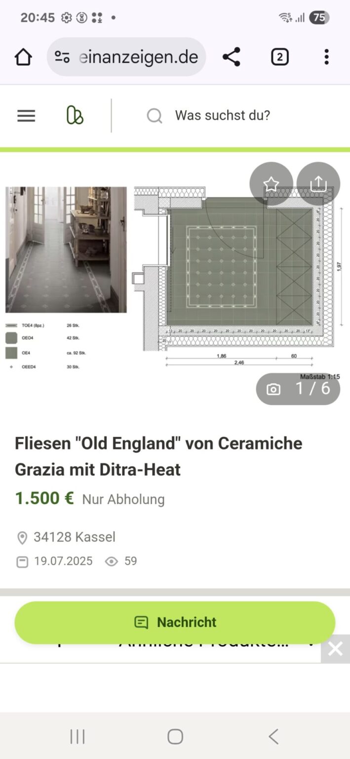 Fliesen Old England Ceramiche