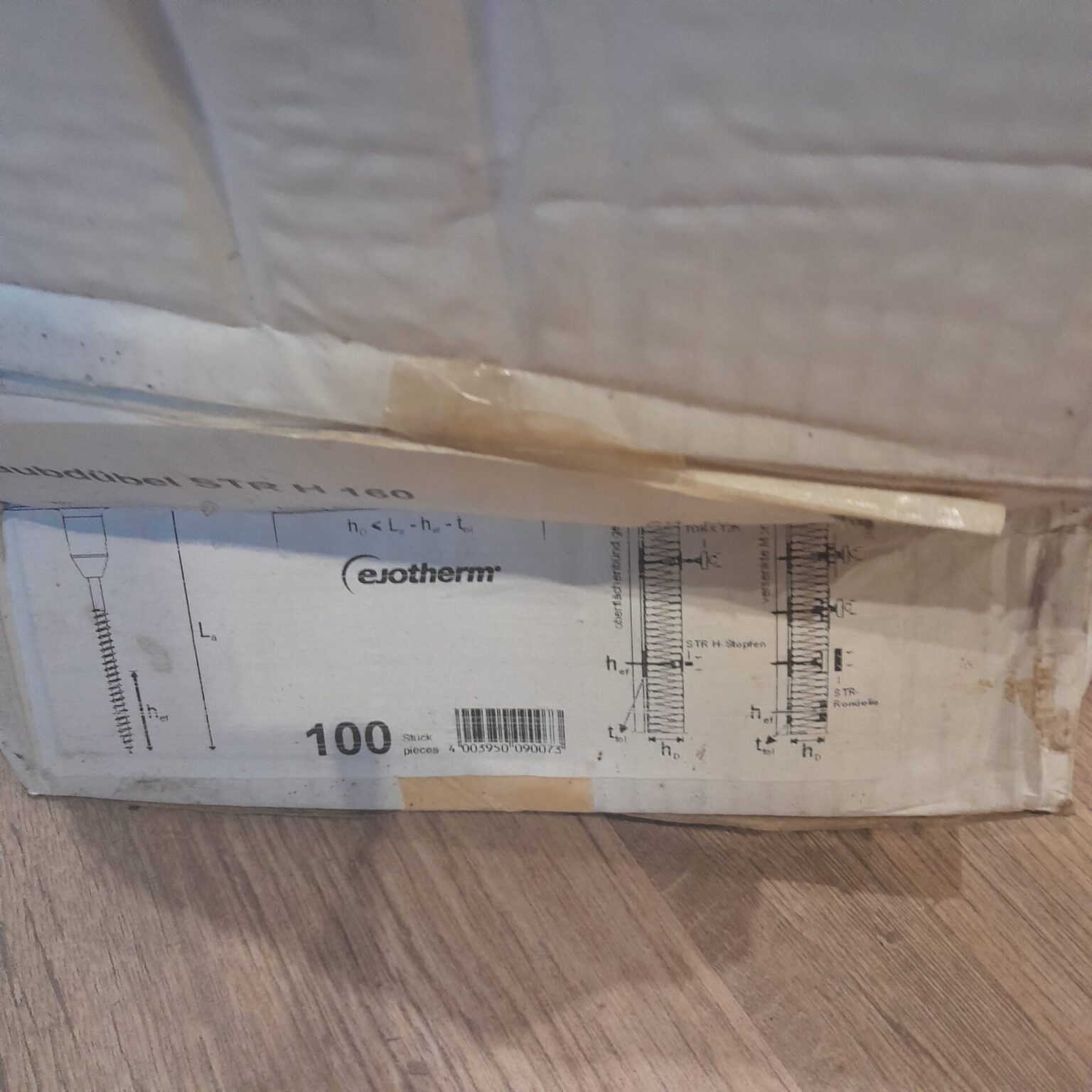 Dämmstoffdübel Schraubdübel STR H 160 Fa. Knauf