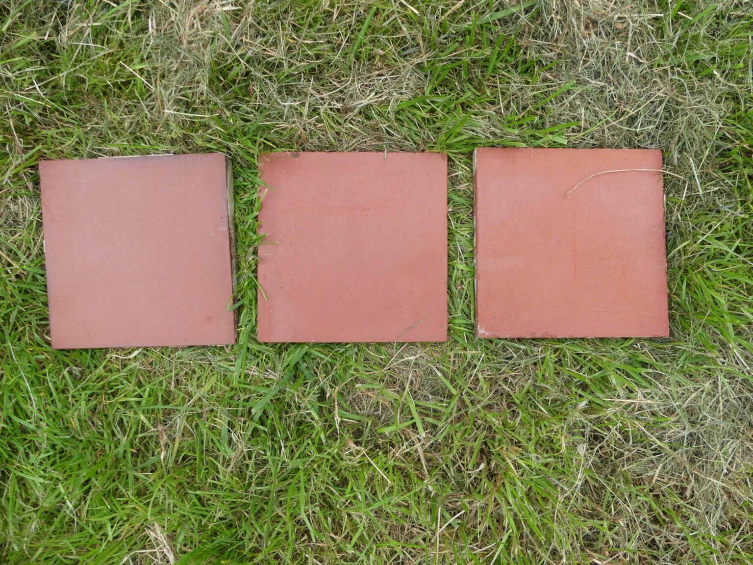 Steingut Bodenfliesen rot