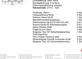 WinTech Fenster dreifachverglast
