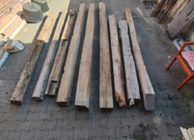 Alte scheunenbalken