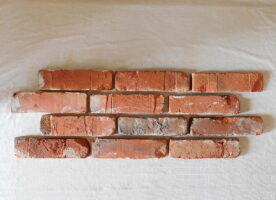 Antik Ziegel Riemchen Backstein Verblender Wand Gestaltung Interieur Design Klinker Landhaus used look shabby chick