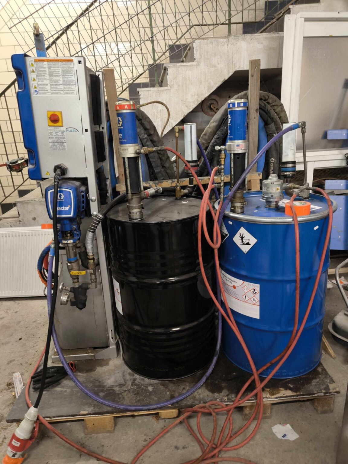 Pulltex Reactor E-XP2, für 2 Komponenten Beschichtungen