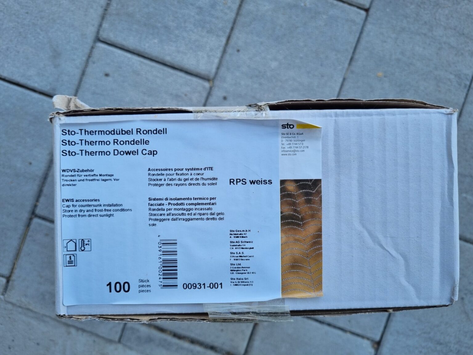 Sto Thermodübel Rondell – Abdeckrondelle