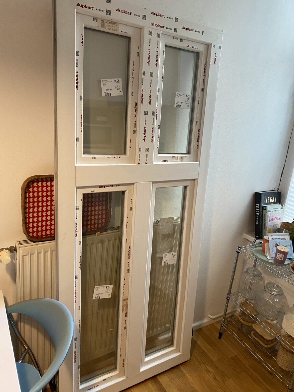 Fenster, Sprossenfenster, Gründerzeit, Insektengitter, neu, Berlin