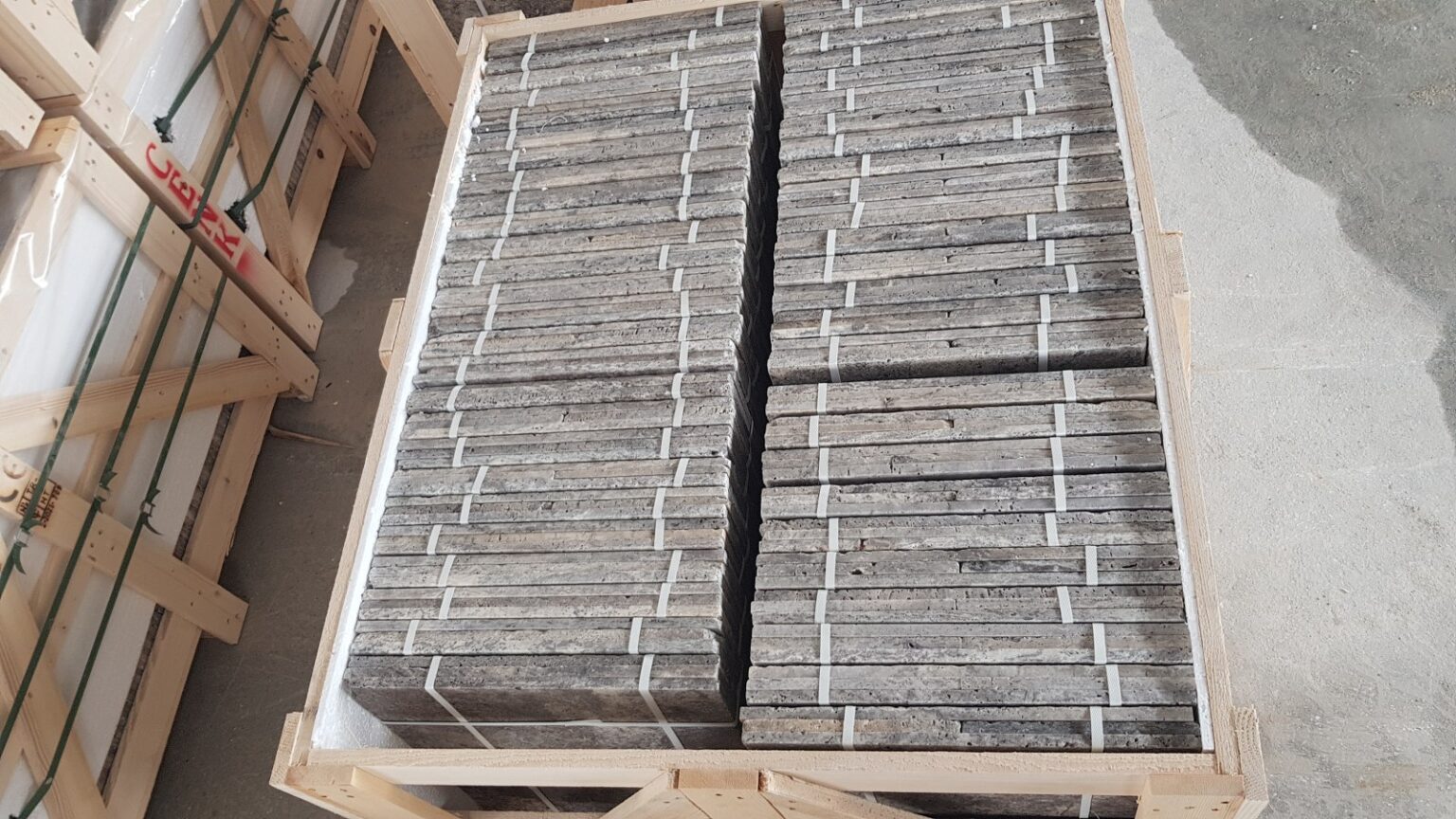 Silver Travertin (Silber Grau Travertin) Natursteinfliesen