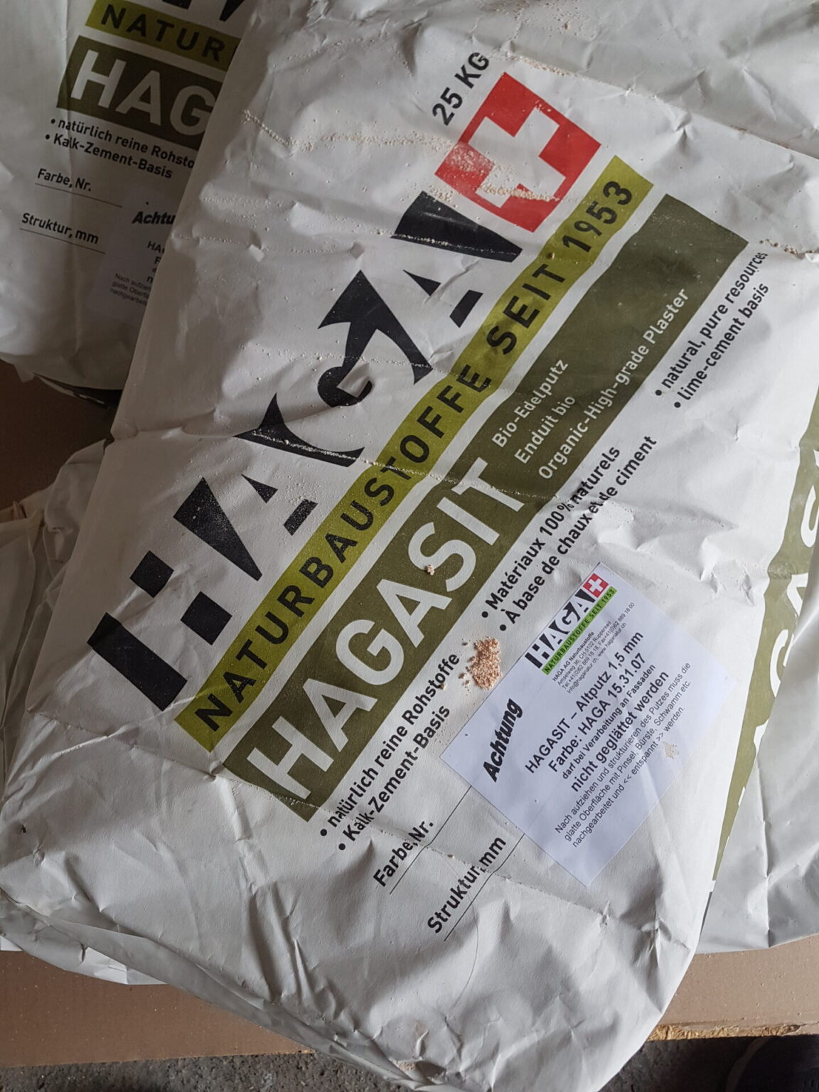 Außenputz: Hagasit Altputz 1,5 mm