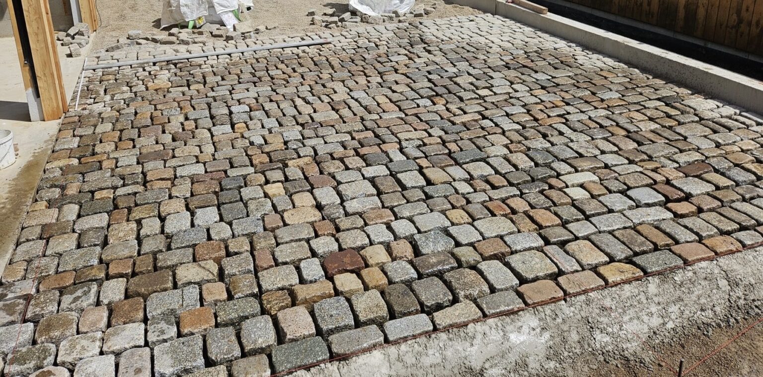 Alte Kopfsteinpflaster 15×15 Granit Großpflaster Altstadtpflaster