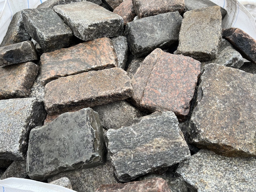 Altstadtpflaster 15×20 cm Granitpflaster Pflastersteine – gebraucht