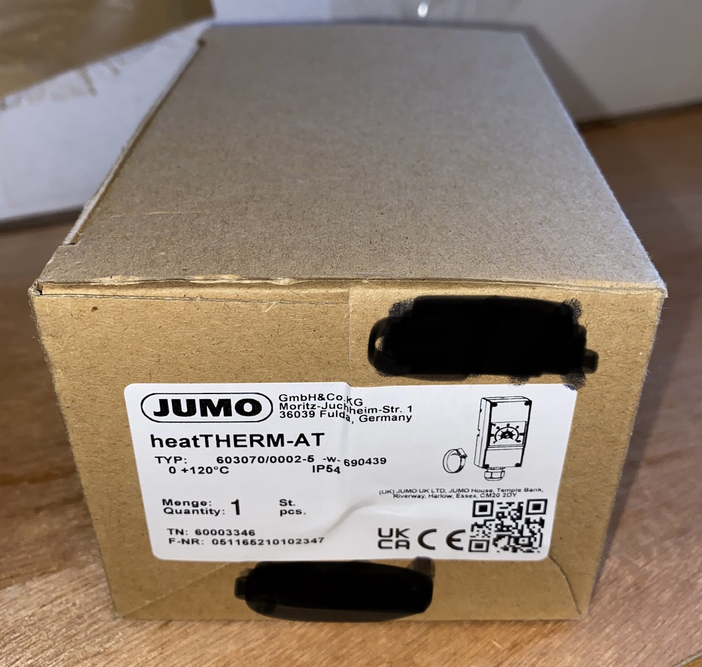 Temperaturregler Jumo heatTherm-AT Typ 603070/0002-5