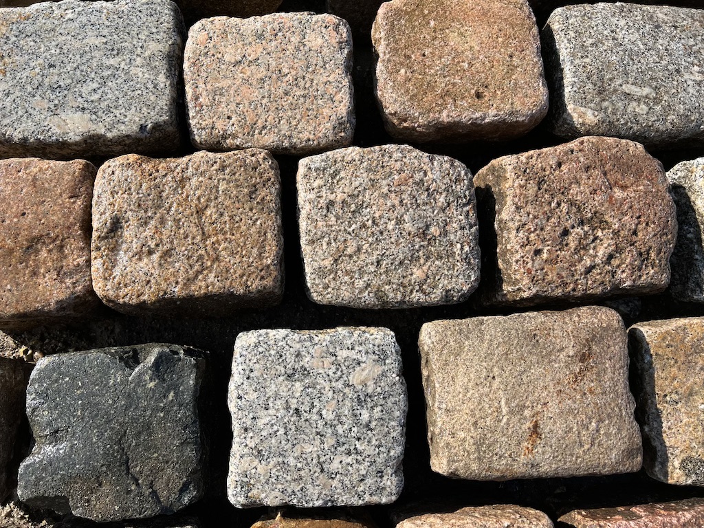 Alte Kopfsteinpflaster 15×15 Granit Großpflaster Altstadtpflaster