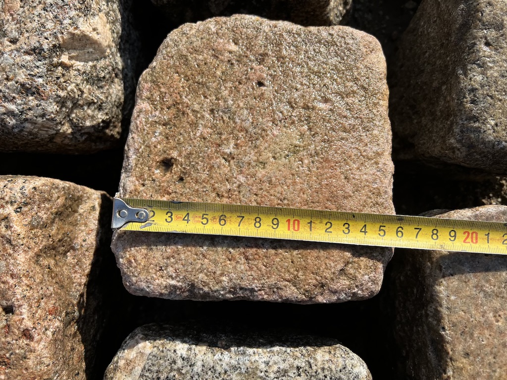 Alte Kopfsteinpflaster 15×15 Granit Großpflaster Altstadtpflaster