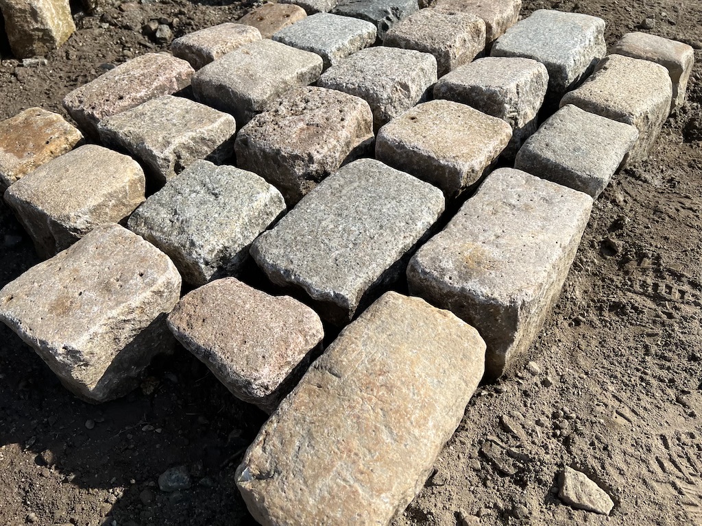 Alte Kopfsteinpflaster 15×15 Granit Großpflaster Altstadtpflaster