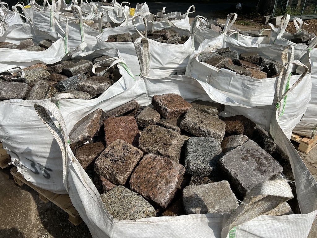 Altstadtpflaster 18×20 cm Granitpflaster Pflastersteine – gebraucht