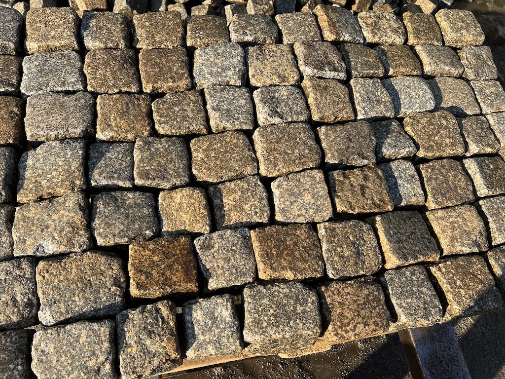 Historisches Granitpflaster 9×11 cm Kleinpflaster Kopfsteinpflaster