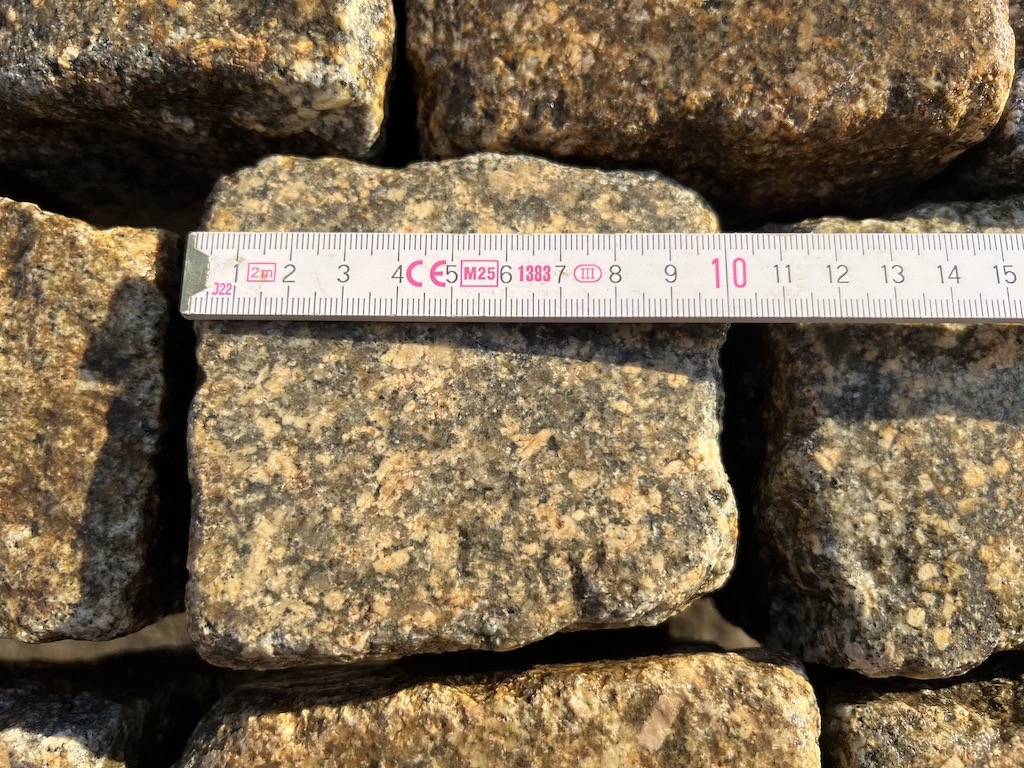 Historisches Granitpflaster 9×11 cm Kleinpflaster Kopfsteinpflaster
