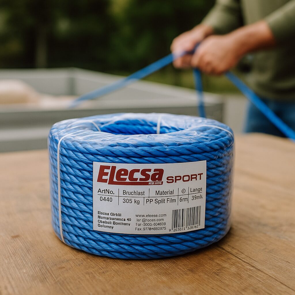 Elecsa Sport PP-Seil 6mm 30mtr., Polypropylenseil, Allzweckseil, Reepschnur, Zugseil