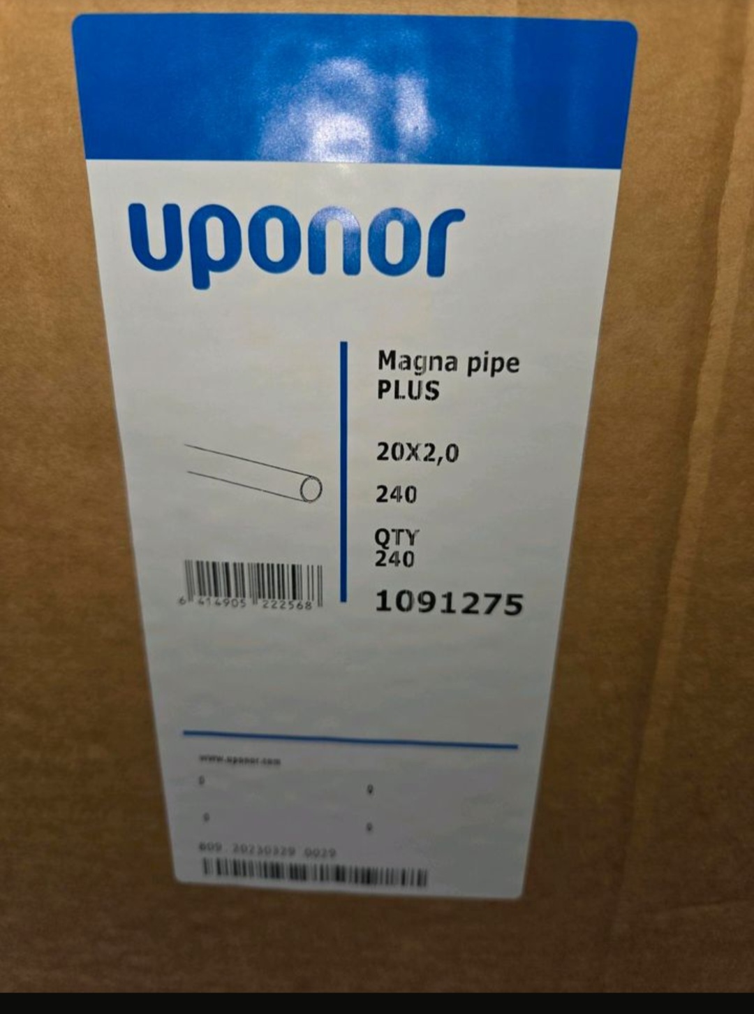 Uponor Magna Pipe Plus 20×2