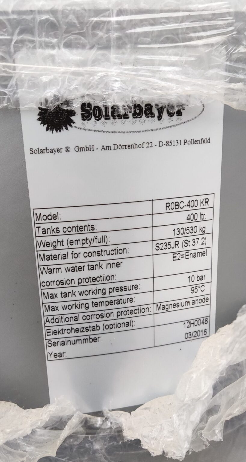 Solarbayer ROBC-400 KR