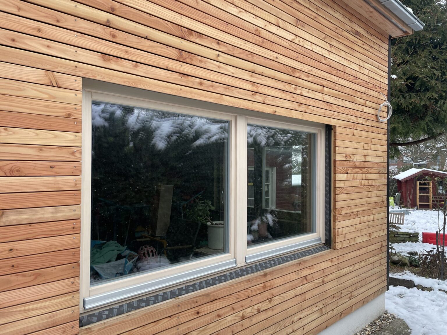 Neues Holzfenster 2flügelig/ 3 fach verglast