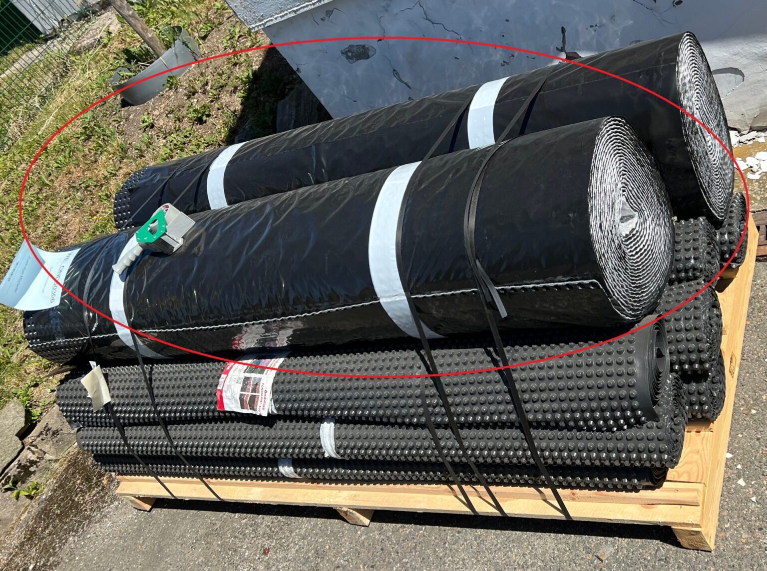 Onduline Fondaline Filtervlies Plus 20x2m 3-schichtige Noppenbahn, Baustoffe, Baubedarf