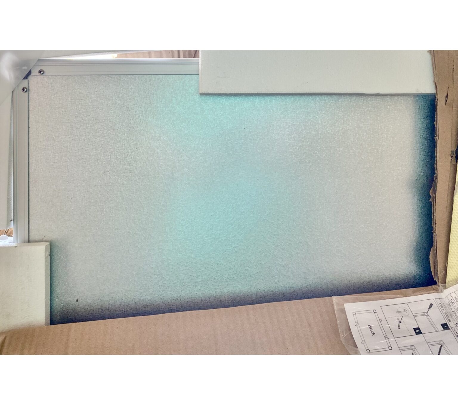 Langwandtafel Schultafel Wandtafel 120x300cm