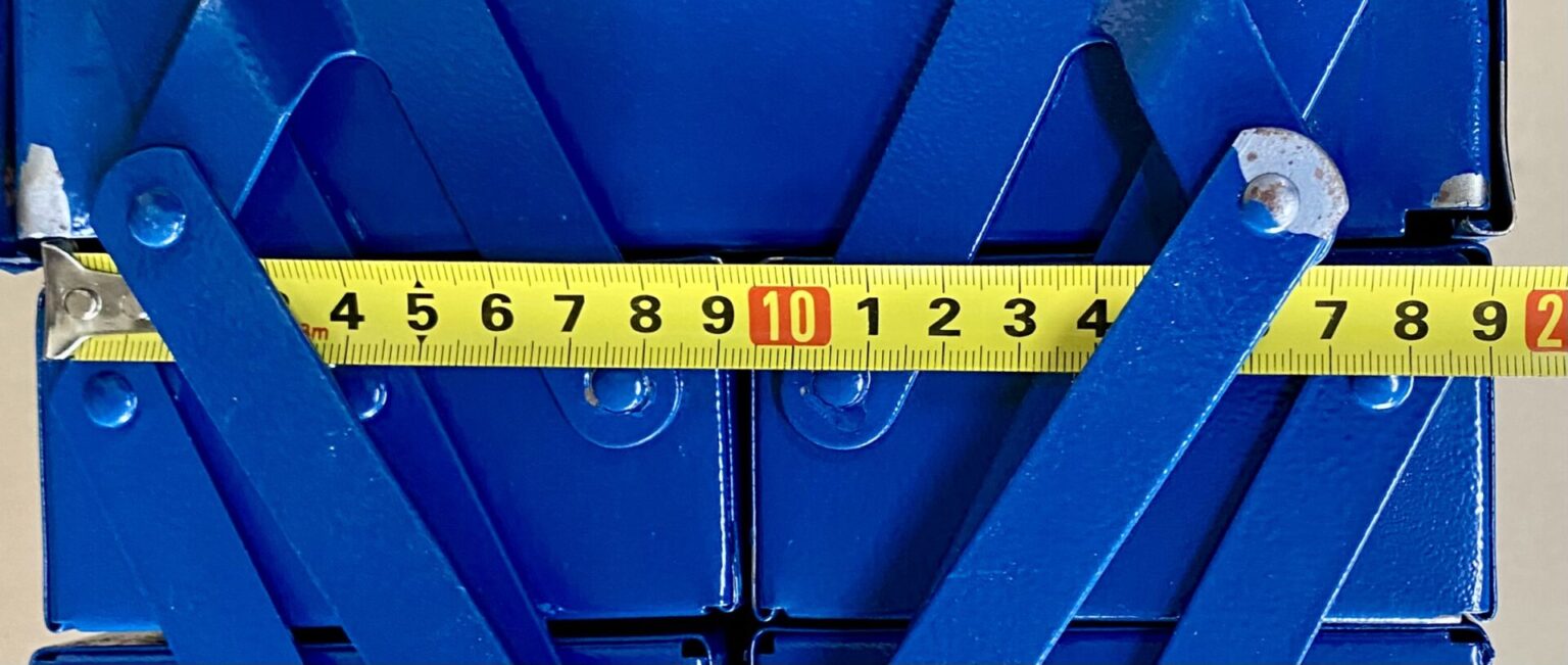 Allit McPlus Metall Werkzeugkasten blau, Werkzeugbox, Werkstatt, Werkstattbedarf