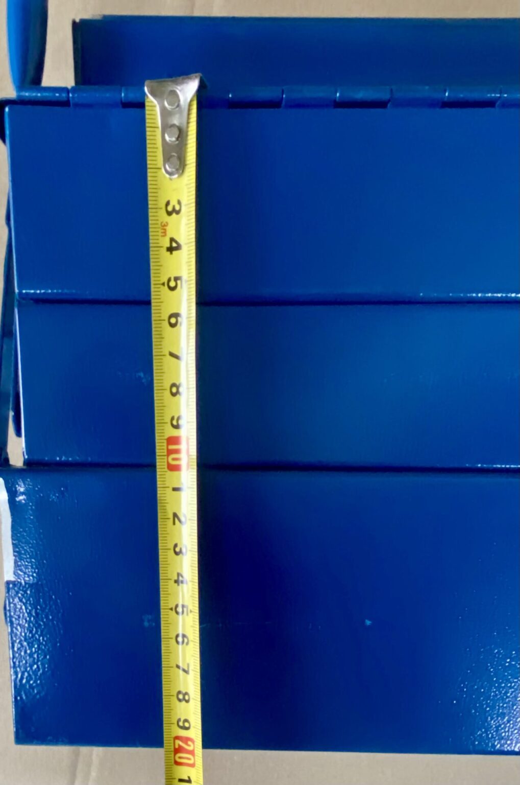 Allit McPlus Metall Werkzeugkasten blau, Werkzeugbox, Werkstatt, Werkstattbedarf