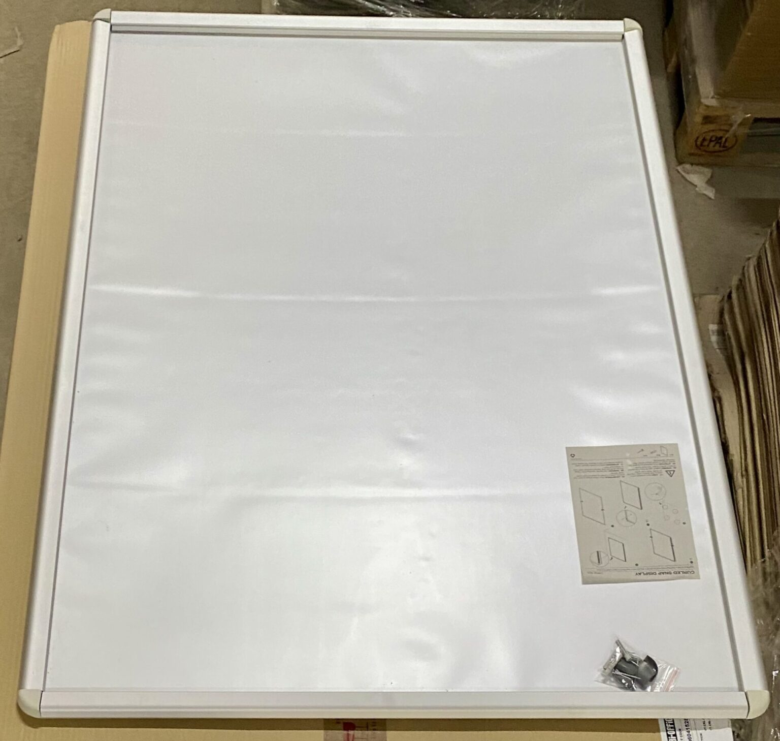 Bi-Office Klapprahmen Curled DIN A0 für Dokumente und Schilder