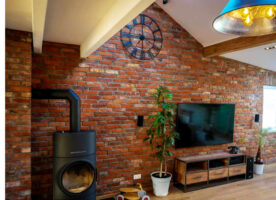 Ziegelriemchen Ziegelriemchen Ziegelwand Loft Fliesen