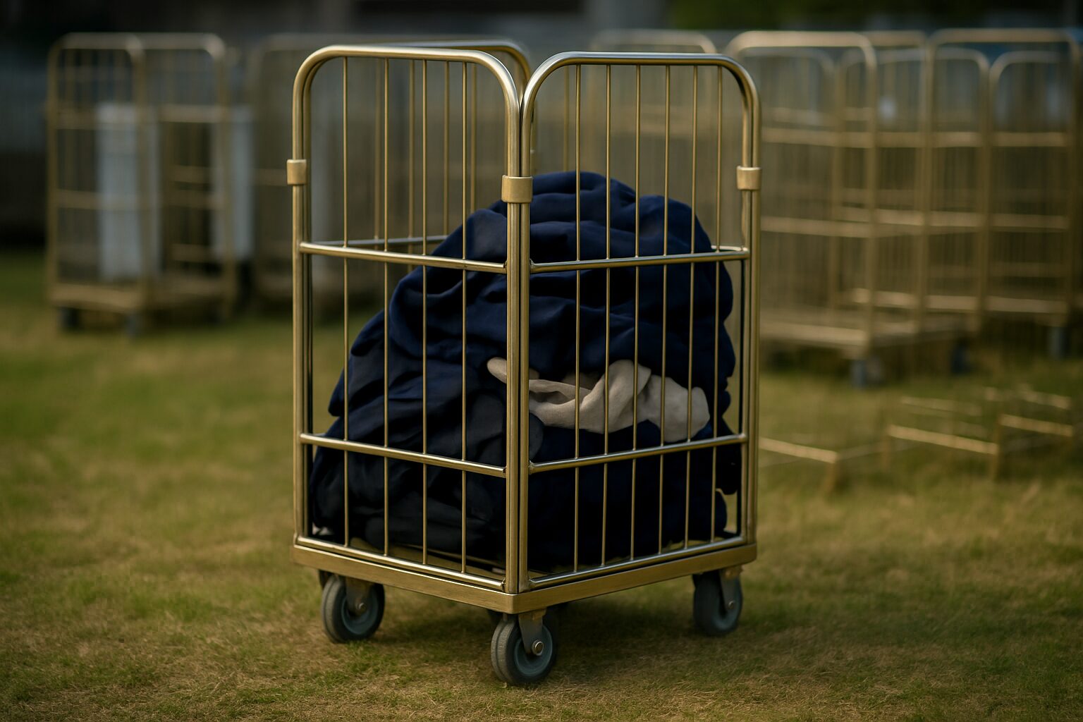 Wäschewagen, Gitterwagen, Transportwagen, Rollcontainer