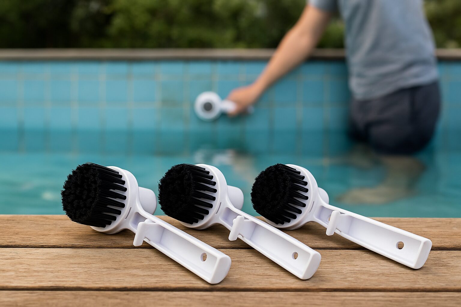 Algenschwamm mit Griff, Reinigungsbürsten, Schwimmbadbürsten, Haushaltswaren, Reinigung