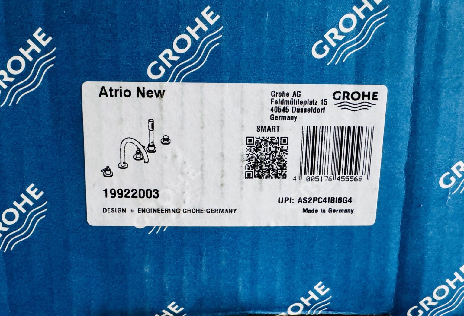 Grohe Atrio New – 5-Loch Wannenarmatur