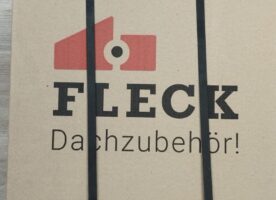 Fleck, Sanitärlüfter, Extra DN100, Laumanns, Rheinland-Variabel, Xenongrau Nr. 30, NEU, OVP