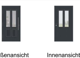 Haustür Schüco-Profil Aluminium