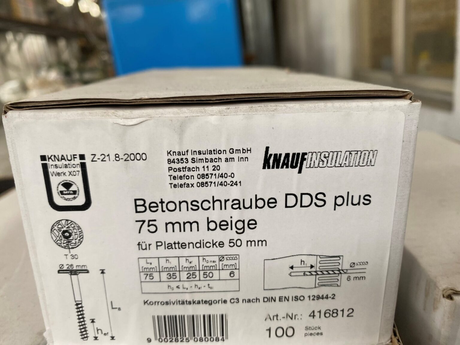 Knauf Betonschraube DDS