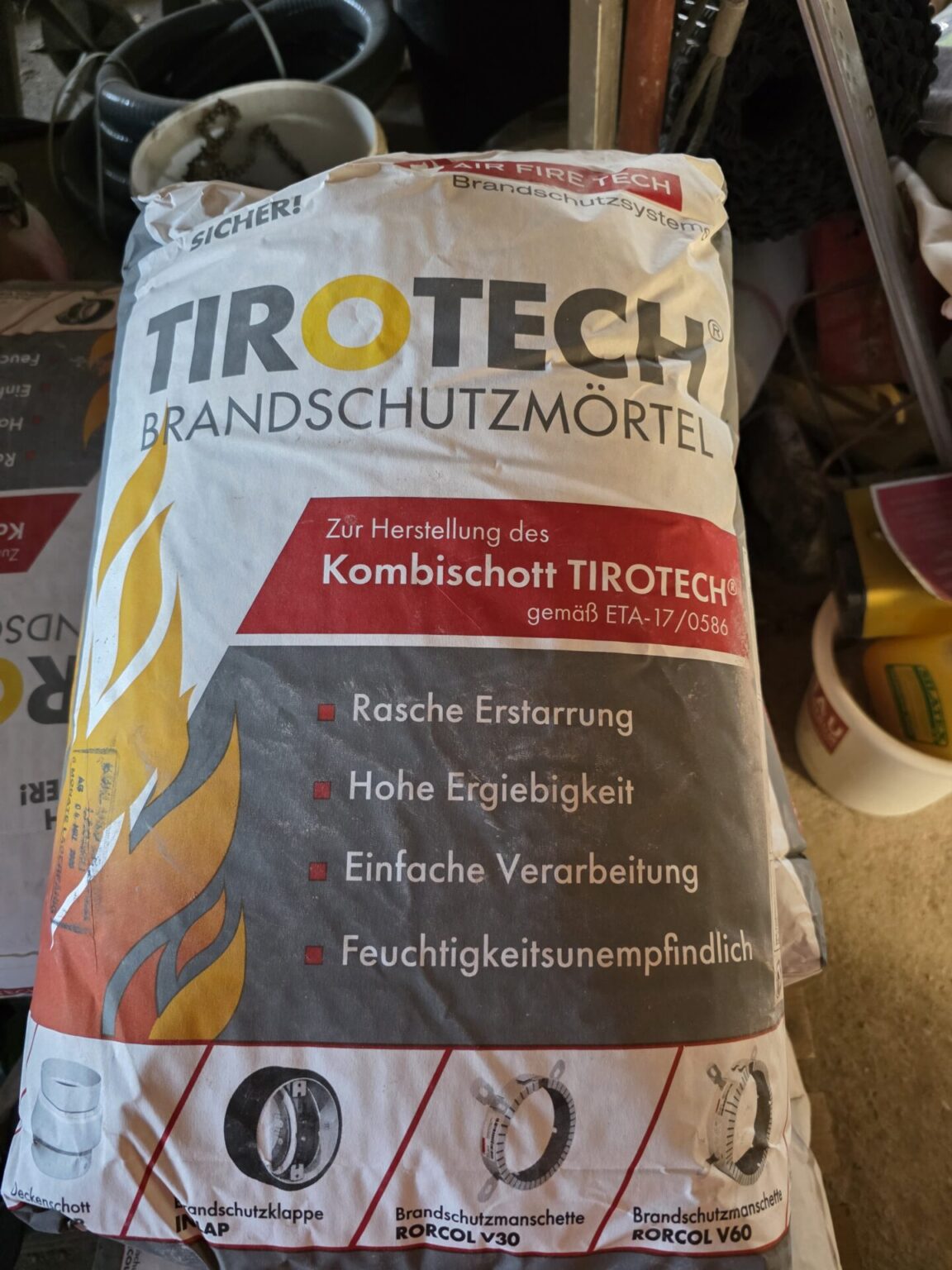 brandschutzmörtel tirotech