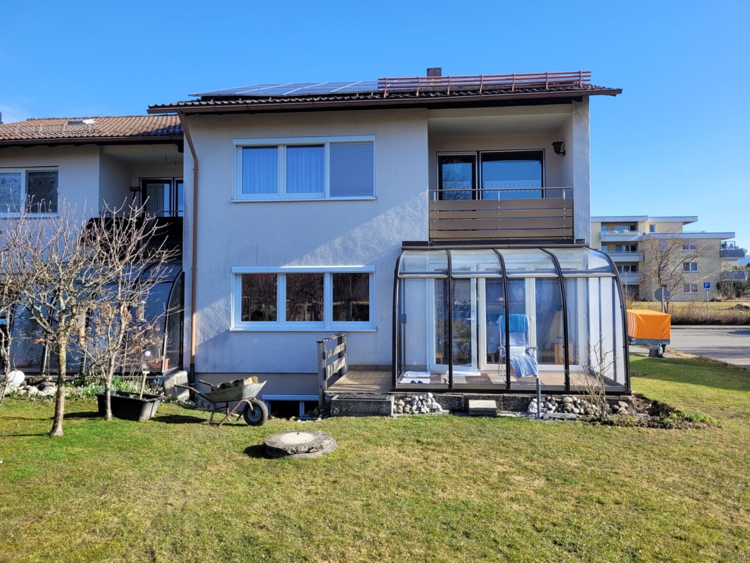 Kunststofffenster weiß, 2-fach verglast, ca. 2013, Selbstausbau
